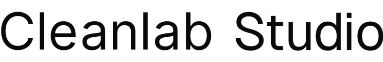 Cleanlab Studio full logo